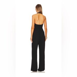 Amanda Uprichard Women’s Black Halter Jumpsuit